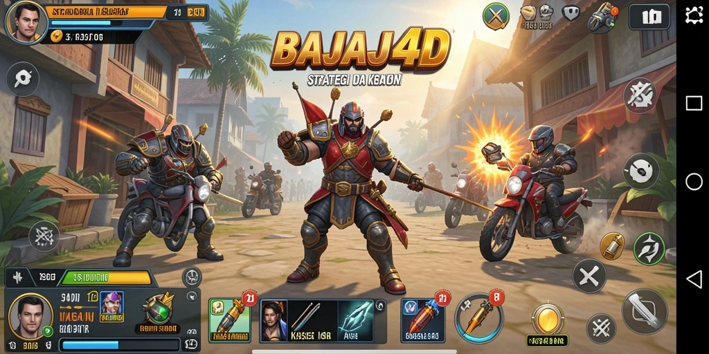 Screenshot gameplay BAJAJ4D menampilkan serunya pertempuran strategi.