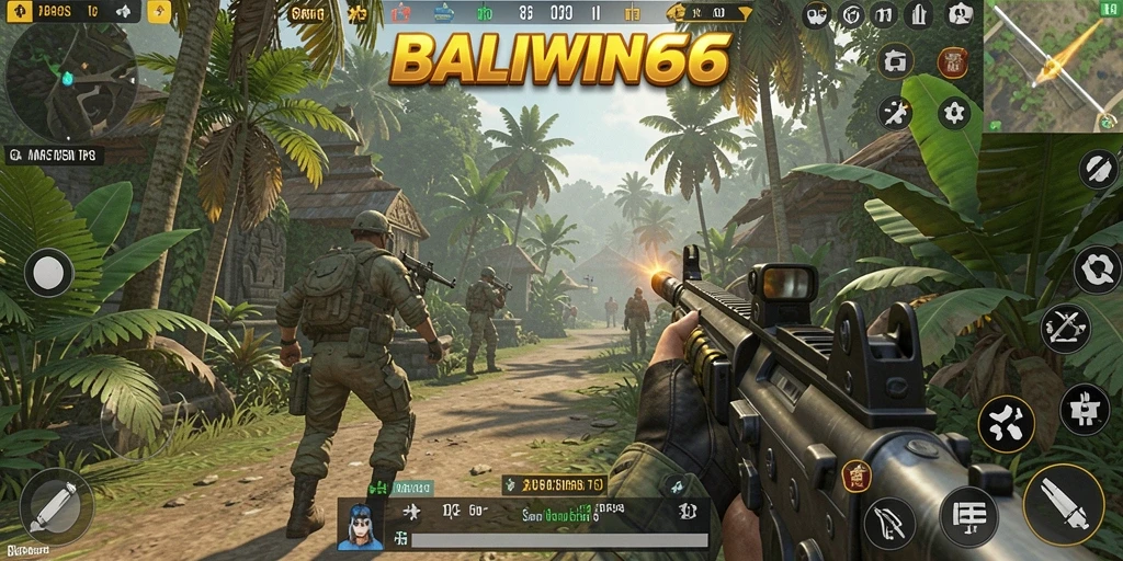 Tampilan gameplay seru BALIWIN66 dengan aksi menegangkan.