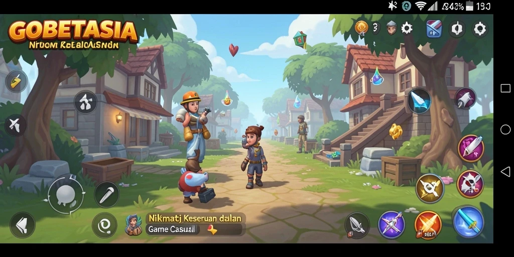 Tampilan menarik dari gameplay GOBETASIA yang seru dan mengasyikkan.