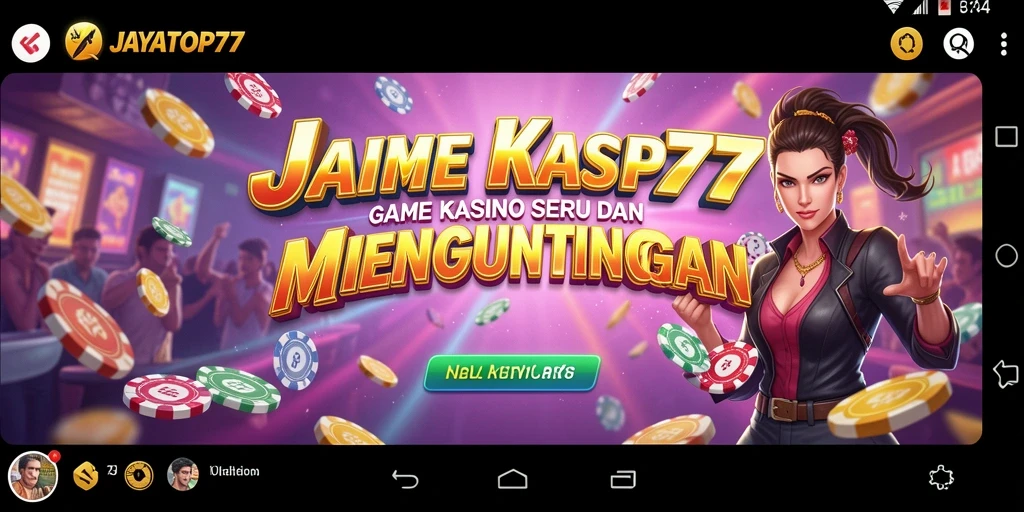 Gameplay menarik di JAYATOP77 dengan berbagai pilihan kasino.