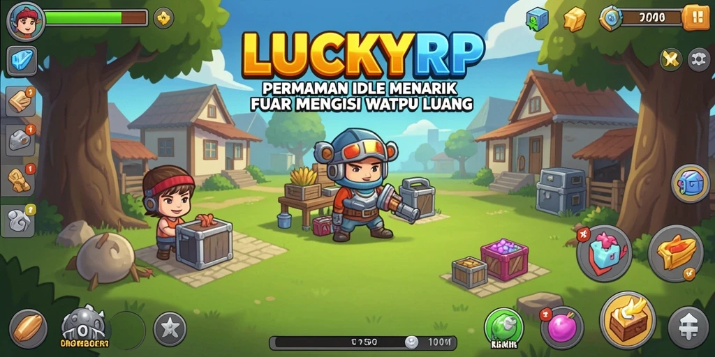 Tampilan gameplay LUCKYRP yang menarik dan interaktif.